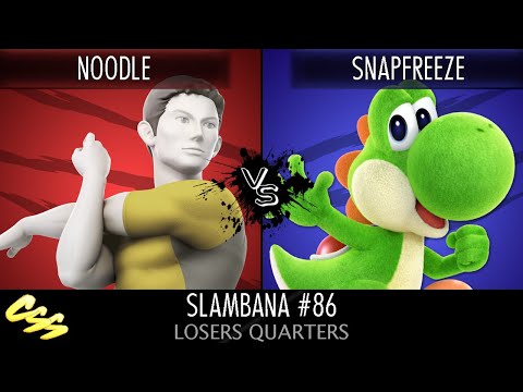 [Slambana #86] Losers Quarters: NOODLE (Wii Fit Trainer) vs. Snapfreeze (Yoshi)