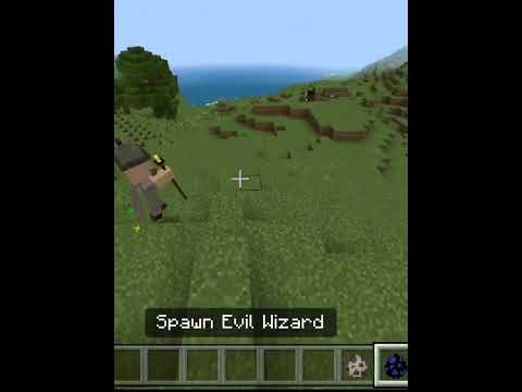 WIZARD vs EVIL WIZARD FIGHT IN MINECRAFT| WHO IS POWERFULL #shorts #minecraft