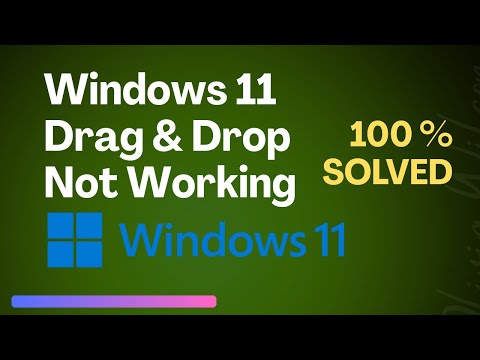Windows 11 Task bar drag and drop not working | 100 % Solved |