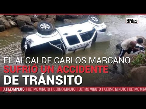 El Alcalde Carlos "Valy" Marcano sufrió un accidente de tránsito en la vía hacia Maturín
