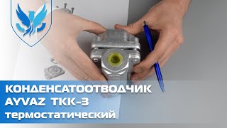 Конденсатоотводчик термостатический муфтовый Ayvaz TKK-3