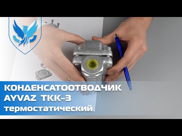 Конденсатоотводчик термостатический муфтовый Ayvaz TKK-3