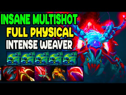 INSANE MULTISHOT - FULL PHYSICAL - INTENSE CARRY - FULL TEAM FIGHT - DOTA 2 GAMEPLAY