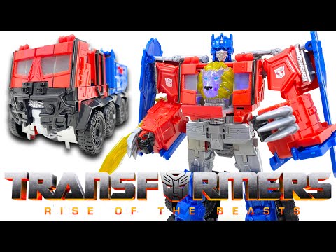 Transformers RISE OF THE BEASTS Beast Mode OPTIMUS PRIME Review