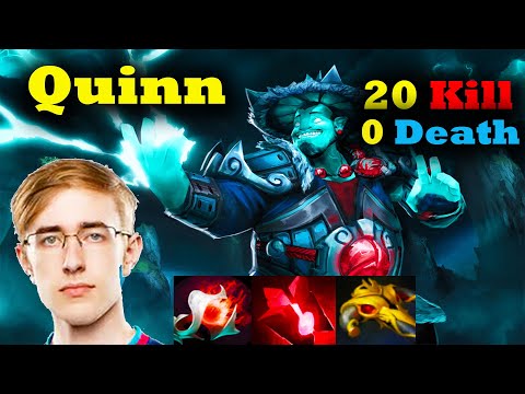 Quinn Storm Spirit 20 Kill 0 Death New Patch Pro Player Gameplay GG DotA
