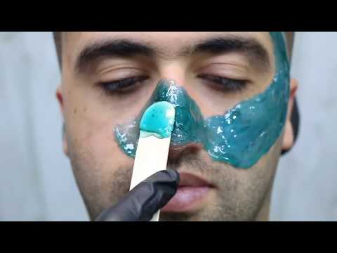 ♠️HOW TO WAX FACE, NOSE, EARS ♠️ WARM Waxing Demonstration✔️