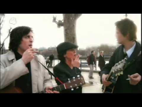 Pete Doherty, Carl Barât and Sadie Frost