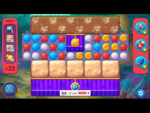 Fishdom lvl 6075-6089 👀 Gameplay #561