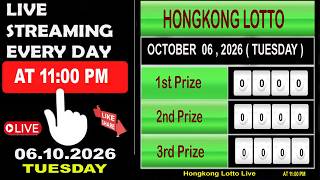 Hongkong Lotto Live Result October 06, 2026 | Lotto Live