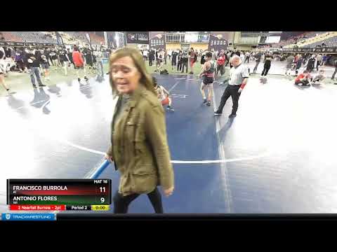 106 Lbs Cons. Round 2 - Francisco Burrola, ID Vs Antonio Flores, WI Cd5a