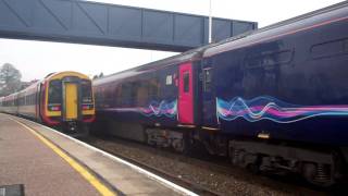 preview picture of video 'FGW HST Diverts 1C76 | Honiton Station | 12/2/2012'