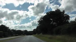 preview picture of video 'Driving Along Route de Gouarec & Route de Rostrenen, Plouguernével, Côtes-d'Armor, France'