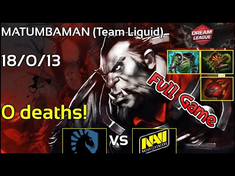 MATUMBAMAN - [Team Liquid vs Natus Vincere] - DreamLeague season 8 - Full Game Lycan