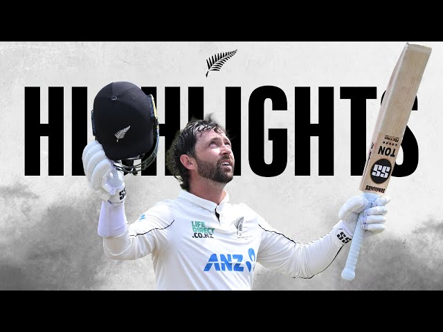Conway hits Career-Best 227 | Highlights | New Zealand v West Indies | 2nd Test Day 2