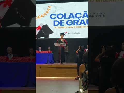 Discurso Emocionante - Orador da Turma de Direito da Faculdade Novo Milênio - 2024