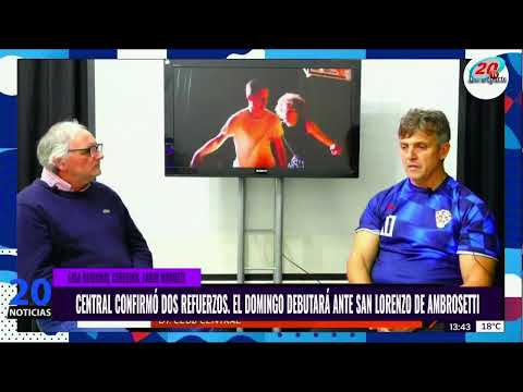 FABIO MAROZZI   CENTRAL CONFIRMÓ DOS REFUERZOS  EL DOMINGO DEBUTARÁ ANTE SAN LORENZO DE AMBROSETTI