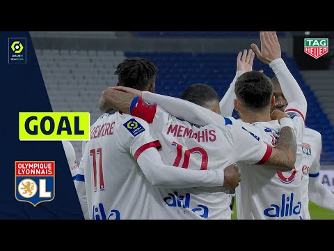 Goal Memphis DEPAY (20' - OLYMPIQUE LYONNAIS) OLYMPIQUE LYONNAIS - RC STRASBOURG ALSACE (3-0) 20/21