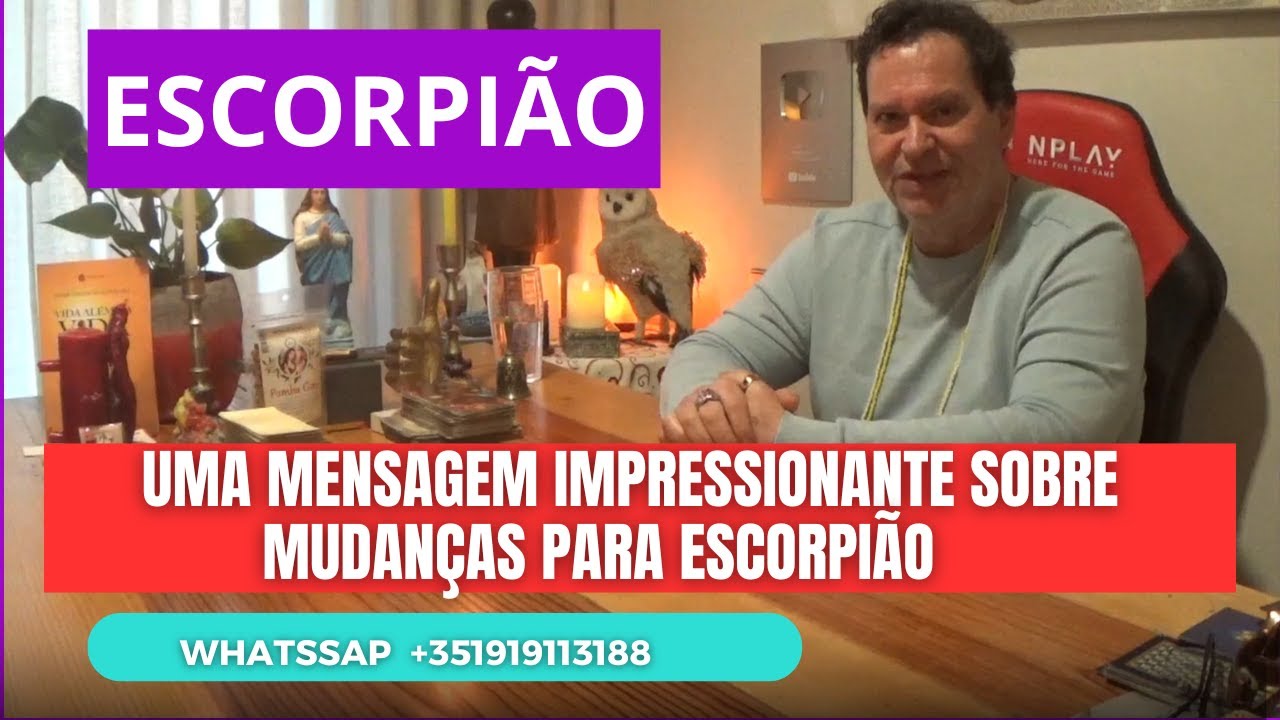 ESCORPIÃO ♏Uma mensagem impressionante para escorpião