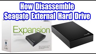 How To Open Seagate Expansion Desktop 2TB External Hard Drive