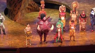 🦁The Lion King Musical - Broadway Show - Hakuna Matata (by Elton John) @lionking4 Minskoff Theatre