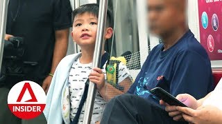 5-year-old Kid Takes The MRT Alone | On The Red Dot | CNA Insider