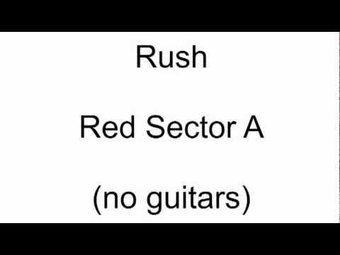 Rush - Red Sector A - no guitars cover