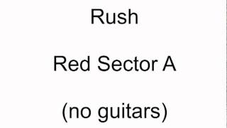 Rush - Red Sector A - no guitars cover