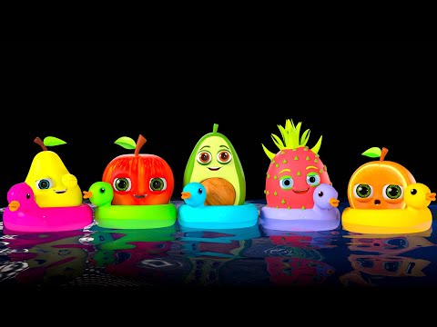 Five Little Ducks by Funky Fruits Baby Sensory * Summer Celebration! - Uplifting Dancing and Beats!