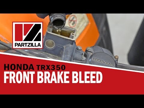 How to Bleed the Brakes on an ATV | Honda Rancher 350 | Partzilla.com