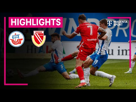 Hansa Rostock - Energie Cottbus | Highlights 3. Liga | MAGENTA SPORT