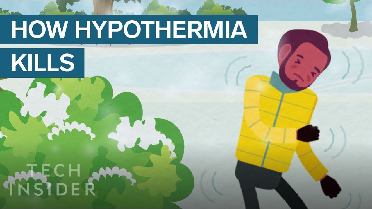 How long does it take to die of hypothermia on land?