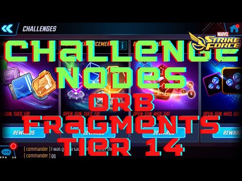 Challenge Nodes - Orb Fragments Tier 14 - Marvel Strike Force