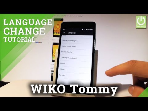 How to Change Language in WIKO Tommy - Set Up Your Language