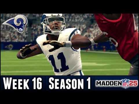 Madden 25 Rams Connected Franchise - Week 16 vs Buccaneers (Josh Freeman Starts) - Season 1