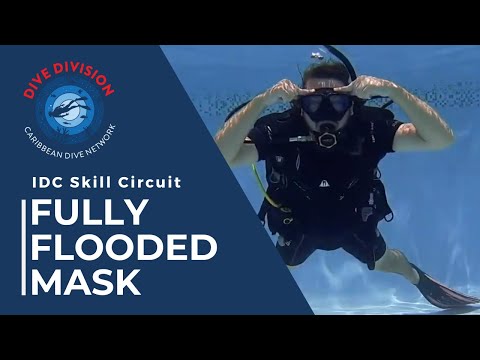 PADI IDC Skill Circuit: Clear a Fully Flooded Mask (Revised Instructor Development Course)