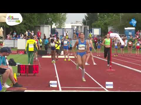 EYOF 2023 Maribor - U18F Long Jump Q (ITA: Elisa Valenti)