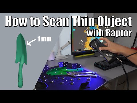 Creality Scan Raptor Tutorial: How to Scan Thin Objects - Step by Step Guide