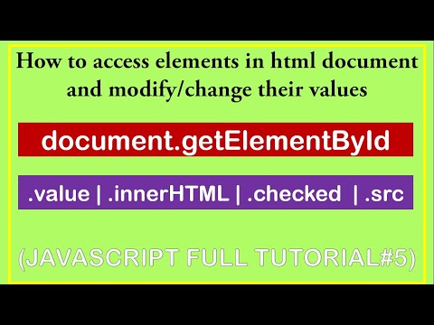 Javascriptinhindi 5 Document Getelementbyid In Javascript Javascript Read Html File