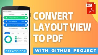 Create PDF from any XML Layout/View in Android Studio - Step by Step Tutorial