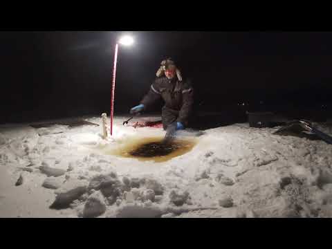 Talviverkoilla iltahämärässä. Tulikohan kallaa?