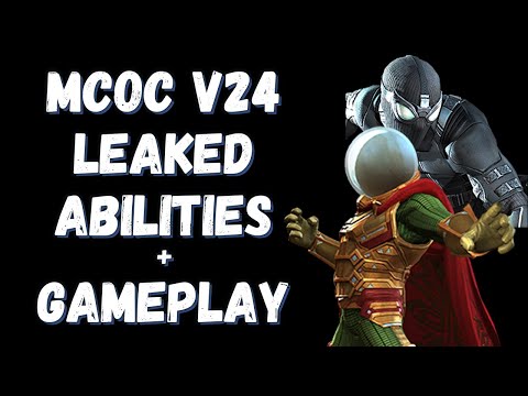 V24 Mysterio & Spiderman Stealth Suit Leaked Abilities + Gameplay - Marvel Contest of Champions Video