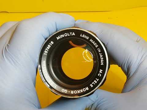 Minolta MC Tele Rokkor QD 135mm f3 5 Lens serial number 1574616