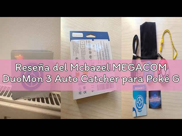 Vídeo relacionado con MEGACOM DuoMon 3 Auto Catcher para Poké Go, Versión Mejorada Captura Automática de Poké, Soporta Doble Cuenta, Conexión Inalámbrica 20m/65ft, Control por App