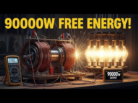 90000W Free Energy Generator AC 220V Power Supply DIY Project
