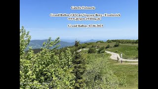 Galerie Fotoserie Grand Ballon 1424 m Vogesen Berg Frankreich