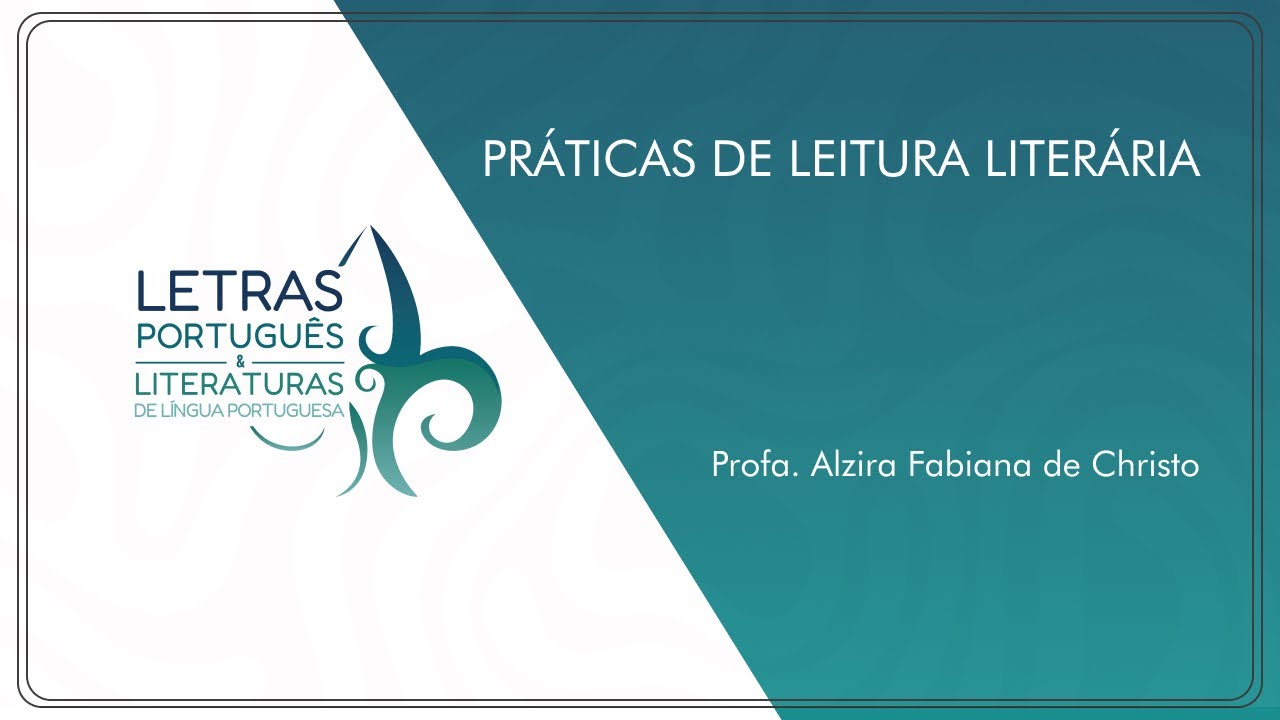 [LET] Live da disciplina de Práticas de leitura literária