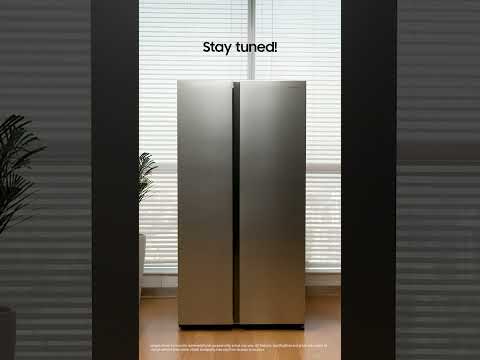 Silver 653l samsung refrigerator, side by side, capacity: ab...