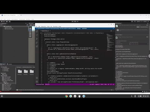 How to configure Visual Studio Code to Unity on a Chromebook