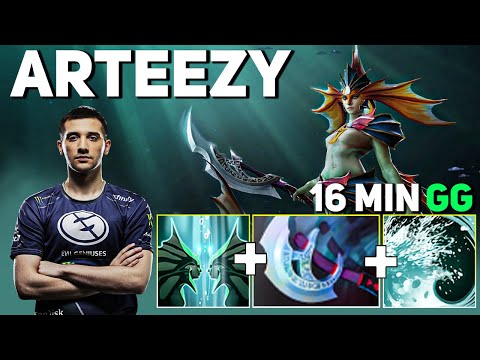ARTEEZY - Naga Siren with Manta Style finished Game in 16 minutes | EG DOTA 2 - DOTA 2
