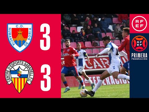 RESUMEN #PrimeraFederación | CD Numancia 3-3 CE Sabadell | Grupo 2 | Jornada 12
